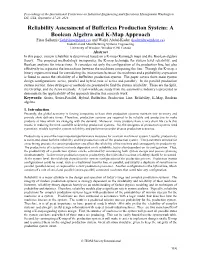 A Boolean Algebra and K-Map Approach