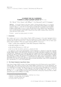 A Survey for Fe Ii Emission Toward a Large Quasar Group at Z ∼ 1.2