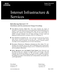 Internet Infrastructure & Services