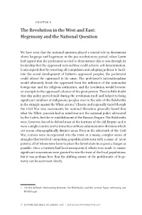 The Revolution in the West and East: Hegemony and the National Question