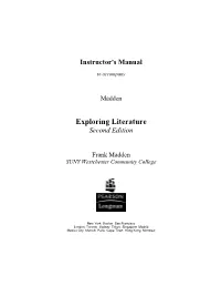 Exploring Literature Second Edition