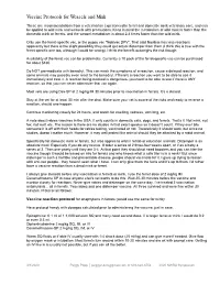 Vaccine Protocols for Weasels and Mink
