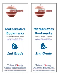 Math Bookmarks