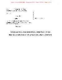 Memorandum of Law in Support of Plaintiffs' Motion for Preliminary Approval of Settlement and Approval O