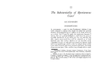 11 the Substantiality of Spontaneous Cases1