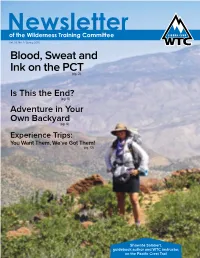 2018 Spring WTC Newsletter