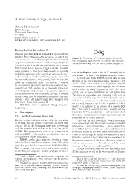 A Brief History of TEX, Volume II
