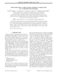 Finite Density Effects on Chiral Symmetry Breaking in a Magnetic Field in 2 + 1 Dimensions from Holography