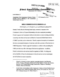 In the Matter Ofamendment Ofthe Commission's Rules to Permit Flexible Service Offerings in the Commercial Mobile Radio Services, WT Docket No
