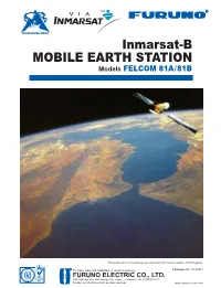 Inmarsat-B MOBILE EARTH STATION Models FELCOM 81A/81B