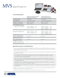 Specifications