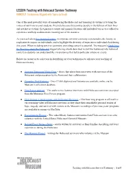 Testimonies Aligned with Topics to Teach