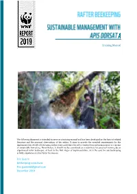 Training Manual for Rafter Beekeeping