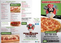 IVP Fox Chapel Menu