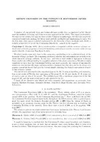 Recent Progress on the Continuum Hypothesis (After Woodin)