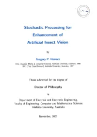 Stochastic Processing for Enhancement of Artificial Insect Vision