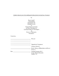 THREE ESSAYS on the MICROFOUNDATIONS of SOCIAL CHANGE By