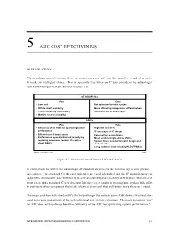 Section 5 ASIC Cost Effectiveness
