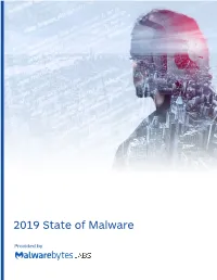 2019 State of Malware