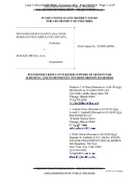 Davliatov Reply in Support of Motion For
