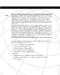 (ISBN 1-57870-228-3). It Covers the IS-IS Material in Accordance with the Latest Version of Building Scalable Cisco Internetworks