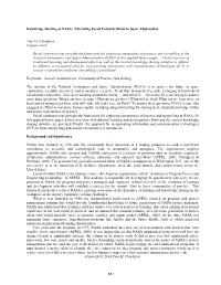 Knowledge Sharing at NASA: Extending Social Constructivism to Space Exploration