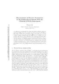 Measurements of Discrete Symmetries in the Neutral Kaon System with the CPLEAR (PS195) Experiment