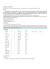 Database Code: SA001