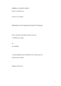 Department of Environmental Science & Technology