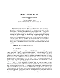 On Nicam Datacasting