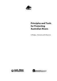Principles and Tools for Protecting Australian Rivers