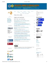 Table of Contents