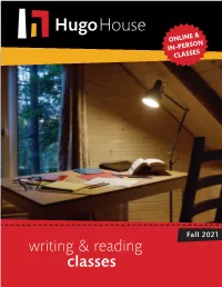 Writing & Reading Classes