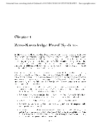 Zero-Knowledge Proof Systems