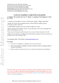 Local Arctic Air Pollution: a Neglected but Serious Problem J