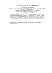 Theoretical Study of the No-Cloning Theorem
