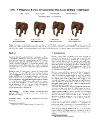 A Streamable Format for Generalized Web-Based 3D Data Transmission