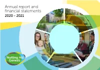 Annual Report and Financial Statements 2020 - 2021 at a Glance