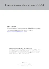 Differential Topology from the Point of View of Simple Homotopy Theory