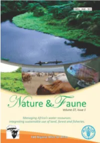 Nature & Faune: Managing Africa's Water Resources