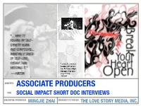 Associate Producers Introduction