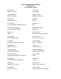 Attendees List