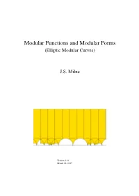 Elliptic Modular Curves)