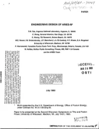 Engineering Design of Aries-Iii*