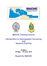 MACHC Training Course Introduction to Hydrographic Surveying And
