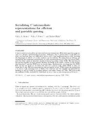 Serializing C Intermediate Representations for Efficient And