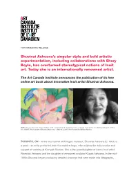 Shuvinai Ashoona's Singular Style and Bold Artistic Experimentation