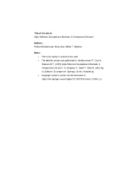 Title of the Article: Agile Software Development Methods: a Comparative Review1