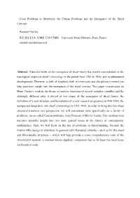 From Problems to Structures: the Cousin Problems and the Emergence of the Sheaf Concept