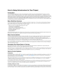 How to Setup Infrastructure for Your Project